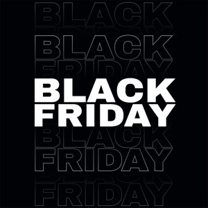 modern black friday dark background for trendy fashion sale